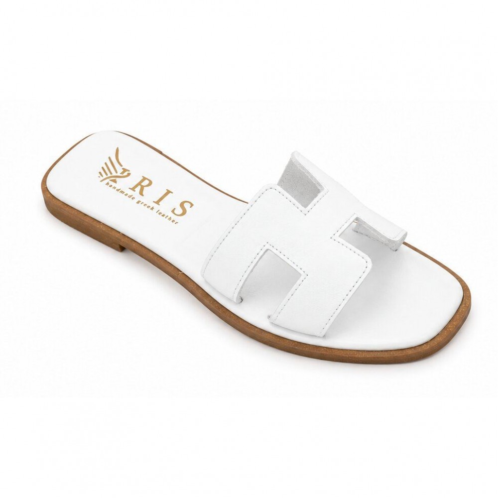Women Premium Quality Leather Sandals Iris 8/9 PR, White