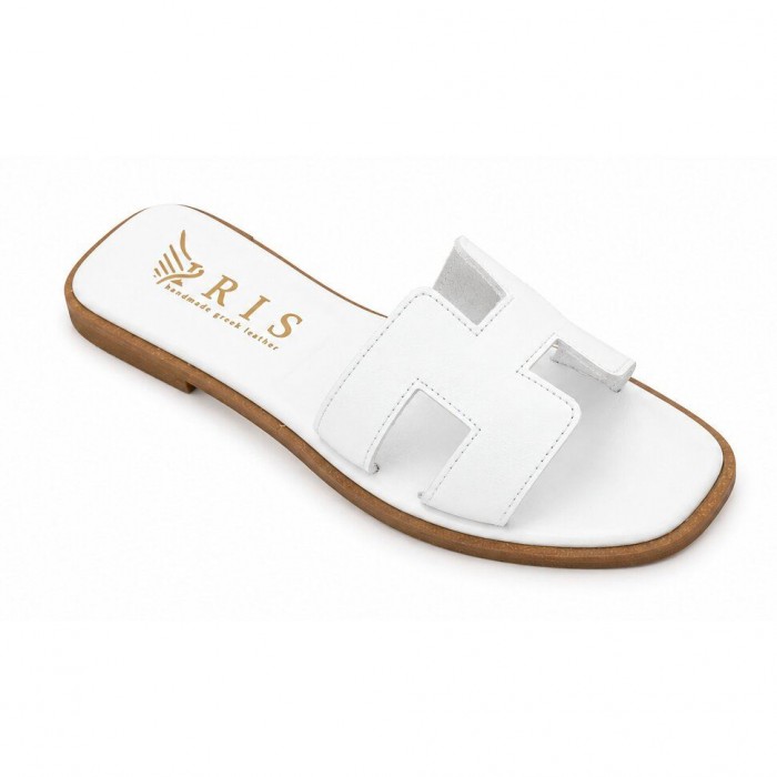 Women Premium Quality Leather Sandals Iris 8/9 PR, White