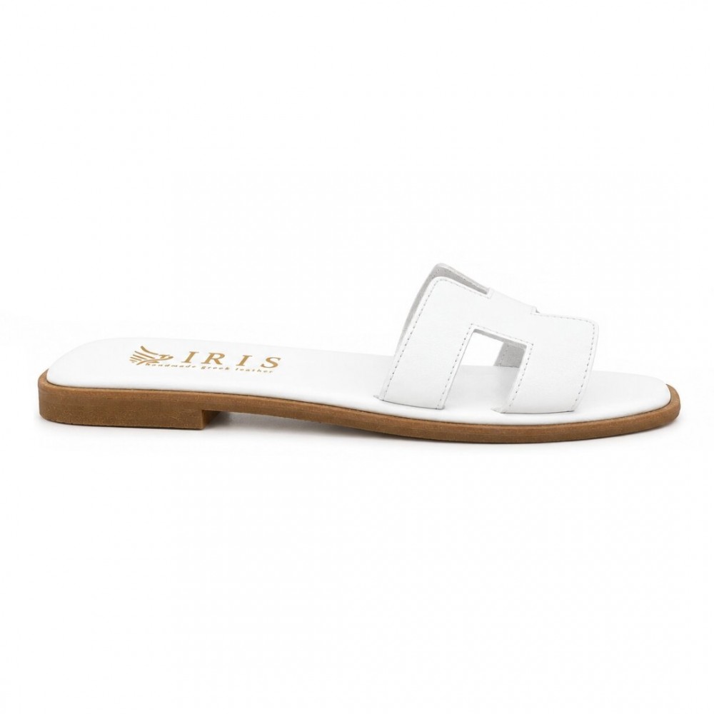 Women Premium Quality Leather Sandals Iris 8/9 PR, White