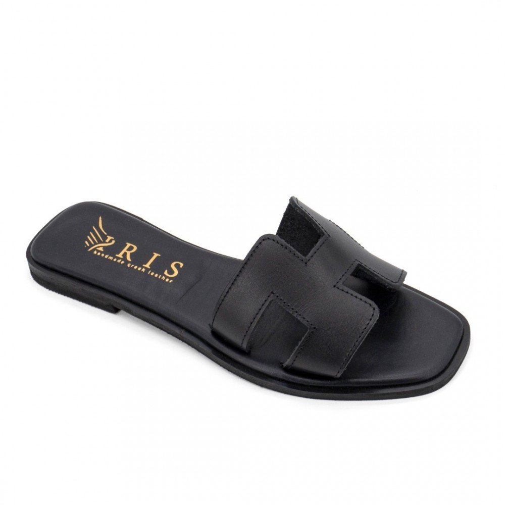 Women Premium Quality Leather Sandals Iris 8/9 PR, Black