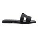 Women Premium Quality Leather Sandals Iris 8/9 PR, Black