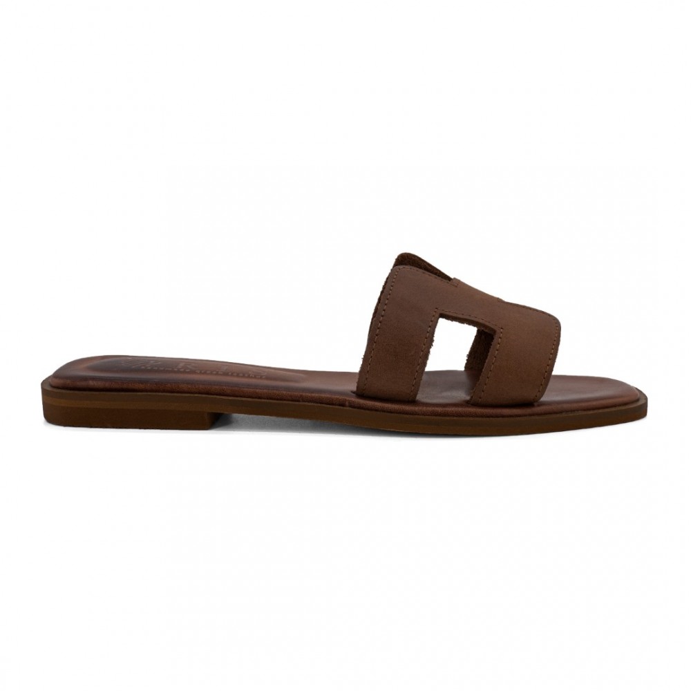 Women Premium Quality Leather Sandals Iris 8/9 PR, Brown