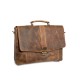 Leather Briefcase Karras 16129, Brown