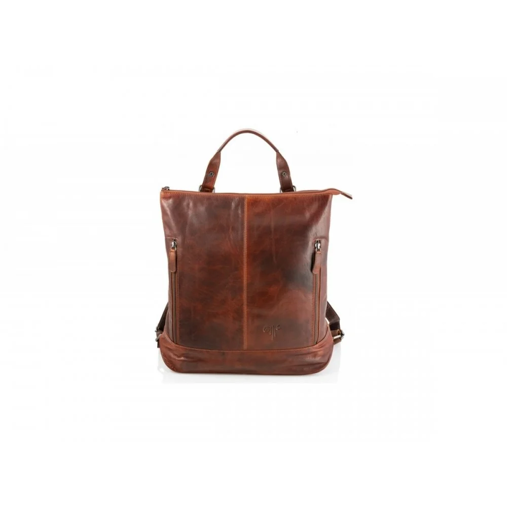 Leather Shoulder Bag/Backpack Kion 202105 Waxy, Kara