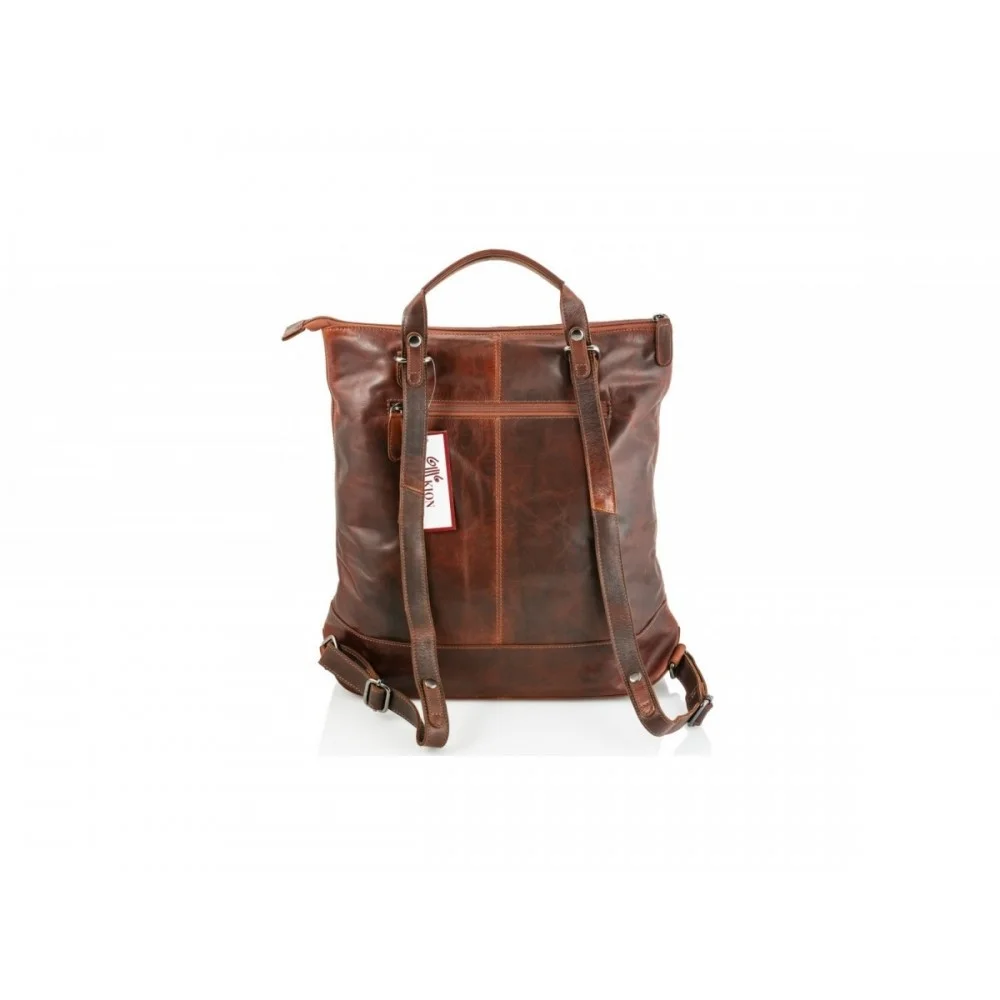 Leather Shoulder Bag/Backpack Kion 202105 Waxy, Kara