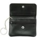 Leather Wallet-Key Holder Kion AG-81, Black