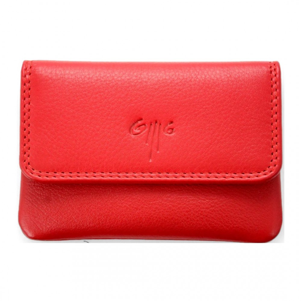Leather Wallet-Key Holder Kion AG-81, Red