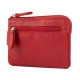 Leather Wallet-Key Holder Kion D-26, Red