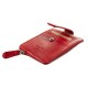 Leather Wallet-Key Holder Kion D-26, Red