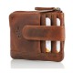 Leather Wallet-Key Holder Kion D-26 Kara, Brown