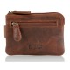 Leather Wallet-Key Holder Kion D-26 Kara, Brown