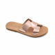 Women Leather Sandals Klimatsakis 37, Bronze