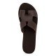 Women Leather Sandals Klimatsakis 37, Brown Women Leather Sandals Klimatsakis 37, Brown