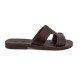 Women Leather Sandals Klimatsakis 37, Brown Women Leather Sandals Klimatsakis 37, Brown