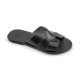 Women Leather Sandals Klimatsakis 37, Black