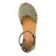 Women Leather Sandals Klimatsakis 701 Bebe, Green Women Leather Sandals Klimatsakis 701 Bebe, Green
