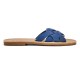 Women Leather Sandals Klimatsakis 831, Blue Women Leather Sandals Klimatsakis 831, Blue