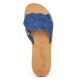 Women Leather Sandals Klimatsakis 831, Blue Women Leather Sandals Klimatsakis 831, Blue