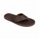 Men Leather Sandals Klimatsakis 207, Dark Brown