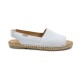  Women Leather Espadrilles E2 Klimatsakis, White