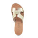 Women Leather Sandals Klimatsakis 37, Gold Women Leather Sandals Klimatsakis 37, Gold