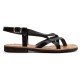 Women Leather Sandals Kouros 14/8, Black