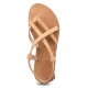 Women Leather Sandals Kouros 14/8, Natural Women Leather Sandals Kouros 14/8, Natural