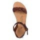 Women Leather Sandals Kouros 16/9, Brown Women Leather Sandals Kouros 16/9, Brown