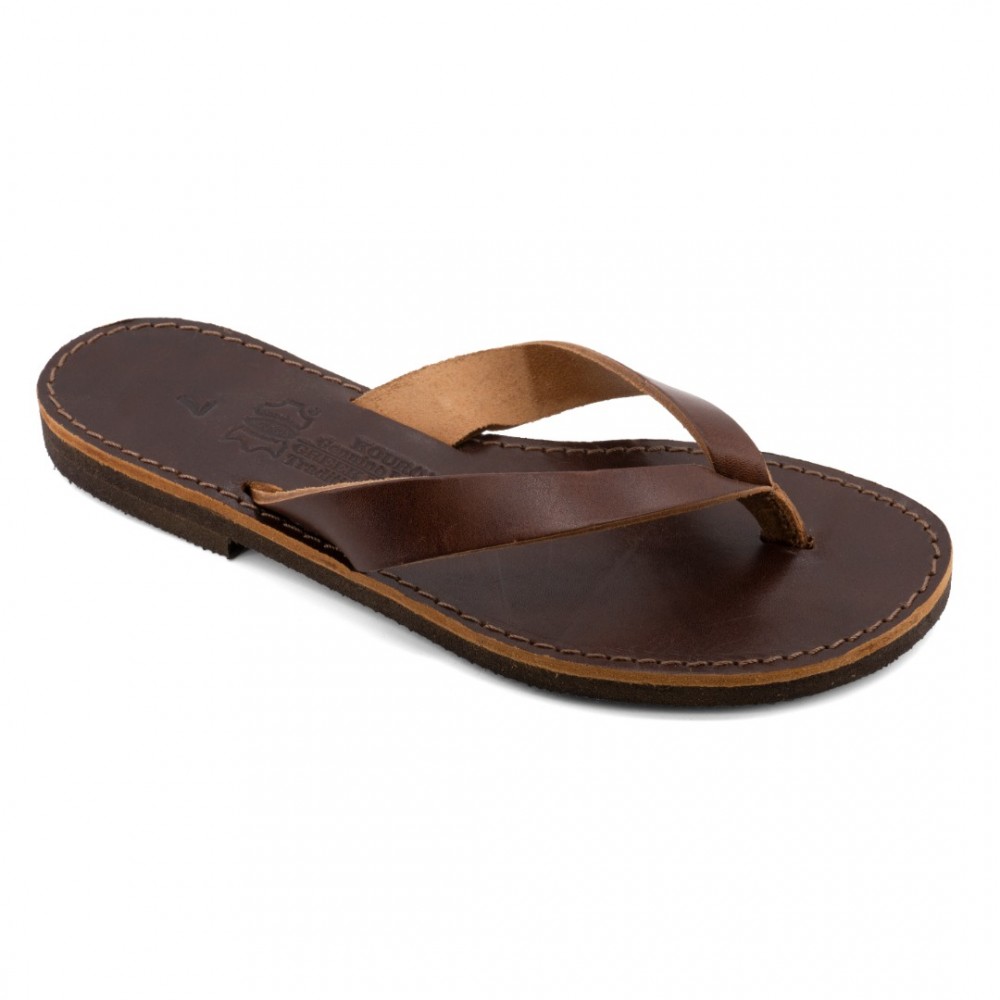 Women Leather Sandals Kouros 16, Total Brown Women Leather Sandals Kouros 16, Total Brown