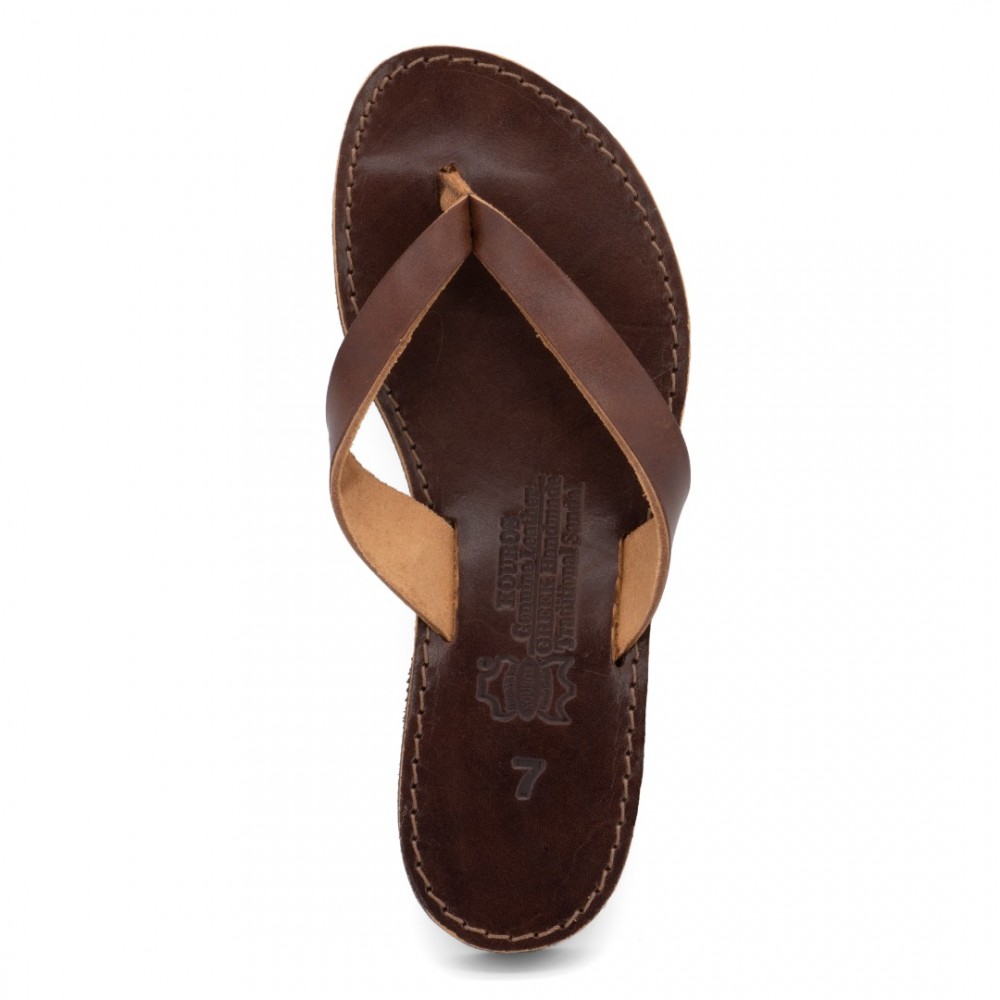 Women Leather Sandals Kouros 16, Total Brown Women Leather Sandals Kouros 16, Total Brown