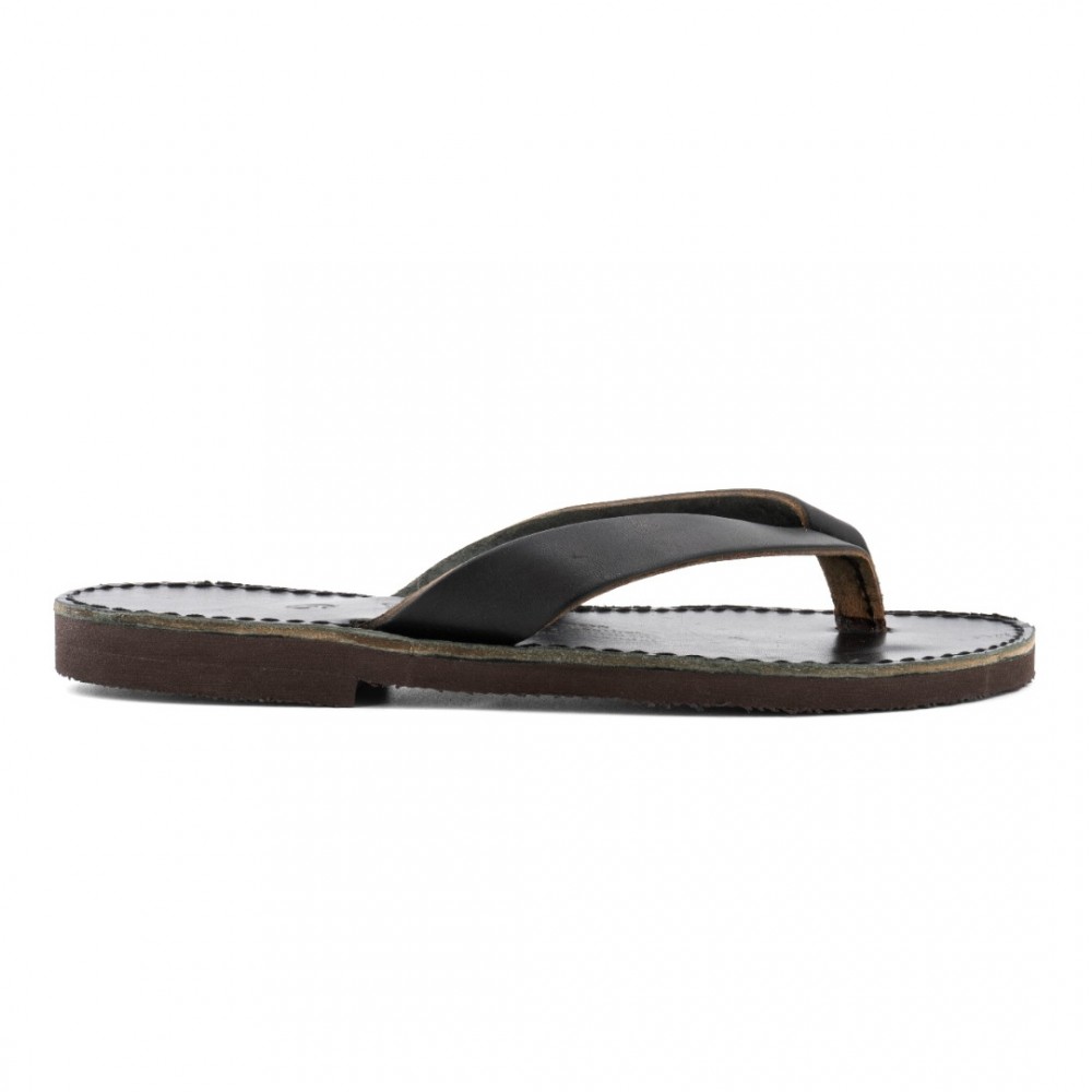 Women Leather Sandals Kouros 16, Black