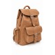 Leather Backpack Kouros 211, Natural