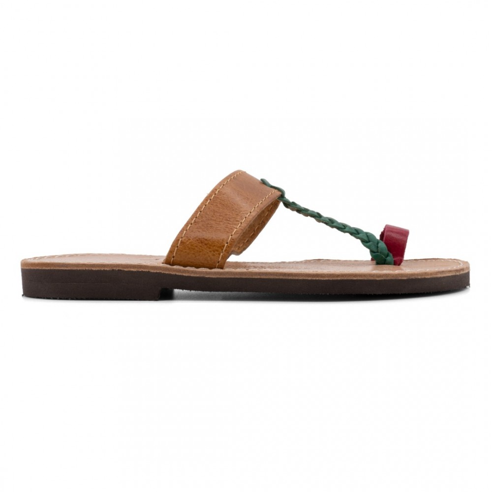 Women Leather Sandals Kouros & Iris 51, Multi Women Leather Sandals Kouros & Iris 51, Multi