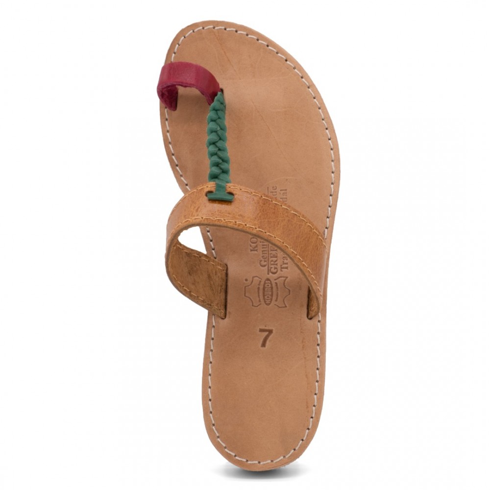Women Leather Sandals Kouros & Iris 51, Multi Women Leather Sandals Kouros & Iris 51, Multi