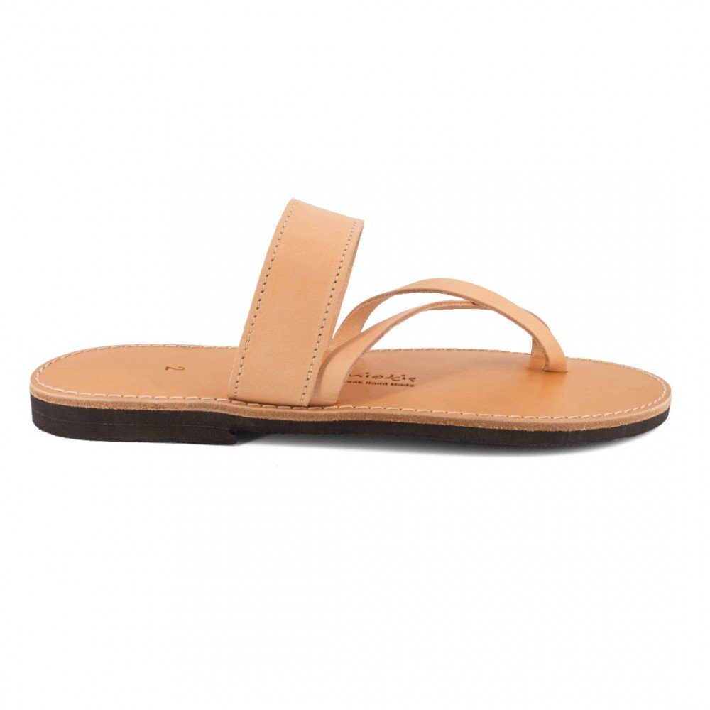Men Leather Sandals Kouros 52, Natural Men Leather Sandals Kouros 52, Natural