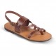 Women Leather Sandals Kouros 55, Brown Women Leather Sandals Kouros 55, Brown