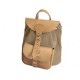 Leather Backpack Kouros 615, Taupe