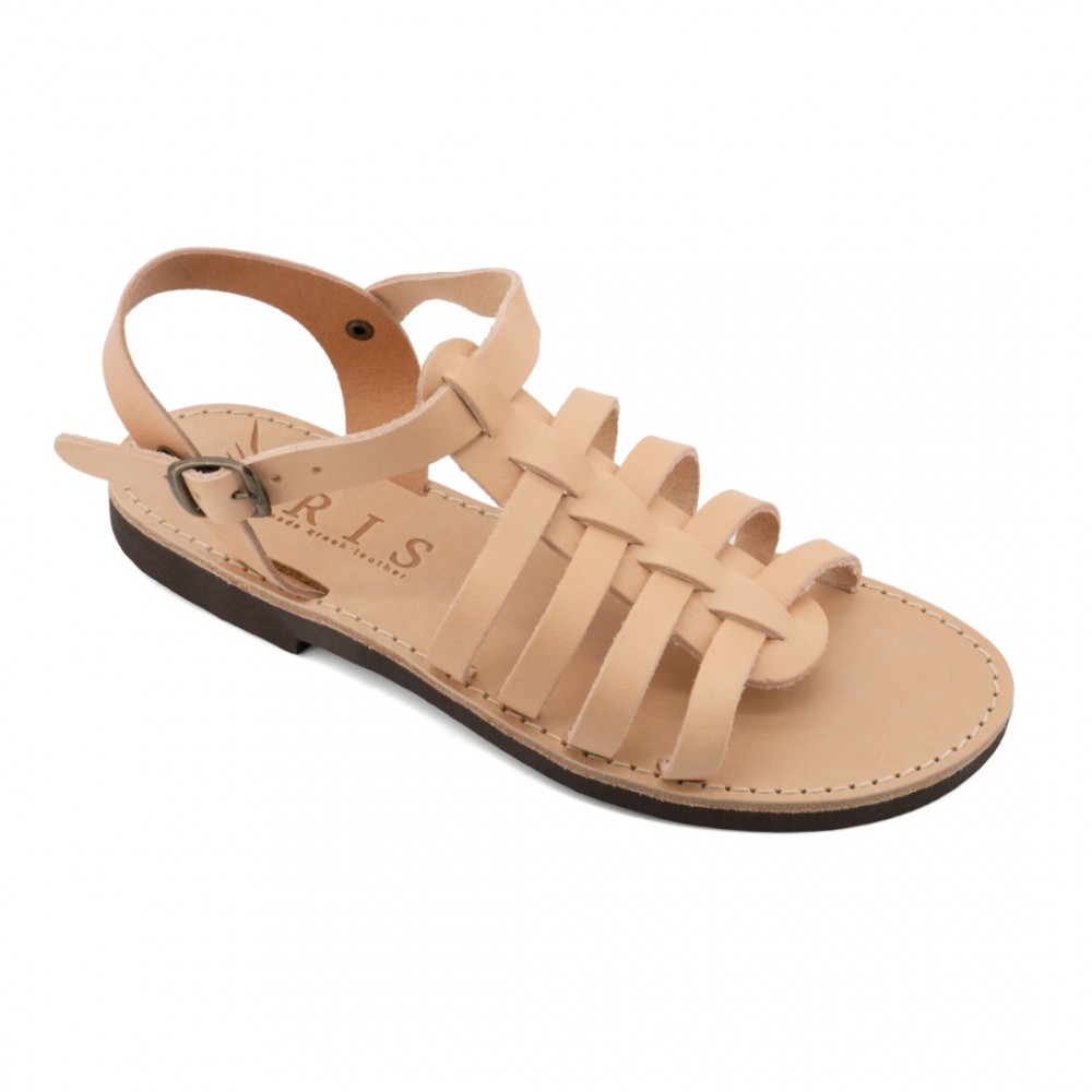 Women Leather Sandals Kouros 61, Natural