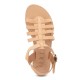 Women Leather Sandals Kouros 61, Natural