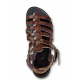 Women Leather Sandals Kouros 90, Brown Women Leather Sandals Kouros 90, Brown