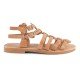 Women Leather Sandals Kouros 90, Natural Women Leather Sandals Kouros 90, Natural