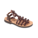Women Leather Sandals Kouros 90, Brown