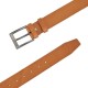 Stitched Leather Belt Kouros, Width 4,00cm, Natural Stitched Leather Belt Kouros, Width 4,00cm, Natural