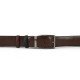 Double Sided Leather Belt Kouros, Width 3,50cm, Black/Brown