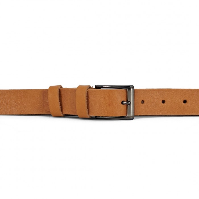 Leather Belt Kouros, Width 3,00cm, Natural