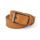 Stitched Leather Belt Kouros, Width 3,00cm, Natural Stitched Leather Belt Kouros, Width 3,00cm, Natural