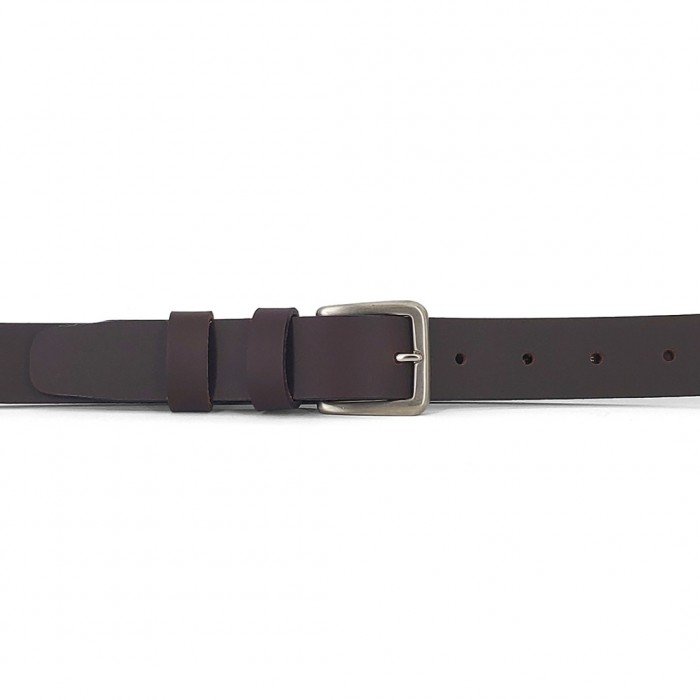 Leather Belt Kouros, Width 3,50cm, Brown Leather Belt Kouros, Width 3,50cm, Brown