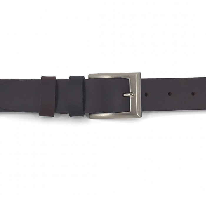 Leather Belt Kouros, Width 3,00cm, Brown Leather Belt Kouros, Width 3,00cm, Brown