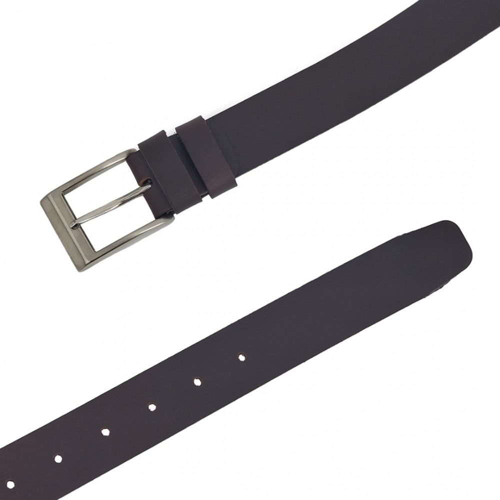 Leather Belt Kouros, Width 3,00cm, Brown