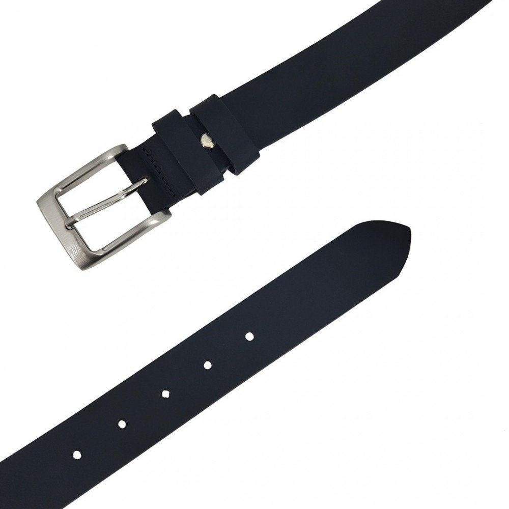 Leather Belt Kouros, Width 3,00cm, Black